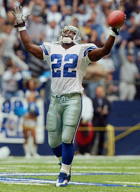 Reporter-News Online Dallas Cowboys - Emmitt celebrates record